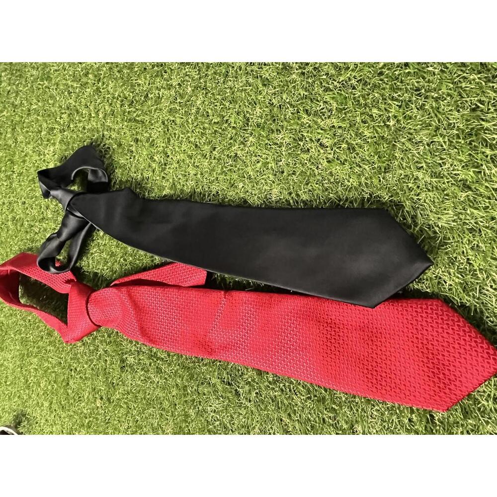 Set of Two Men's Ties - Red Rooster & Black Goodfellow